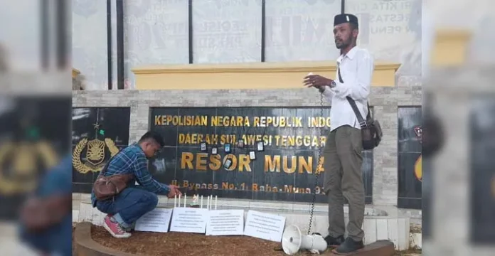 aksi_kekerasan_wartawan Tak Cukup Bukti, Kasus Kekerasan Jurnalis di Muna Dihentikan