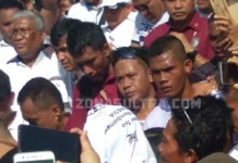 Jalan Sehat Bersama Jokowi, Ali Mazi Digotong Paspampres Jalan Sehat Bersama Jokowi, Ali Mazi Digotong Paspampres