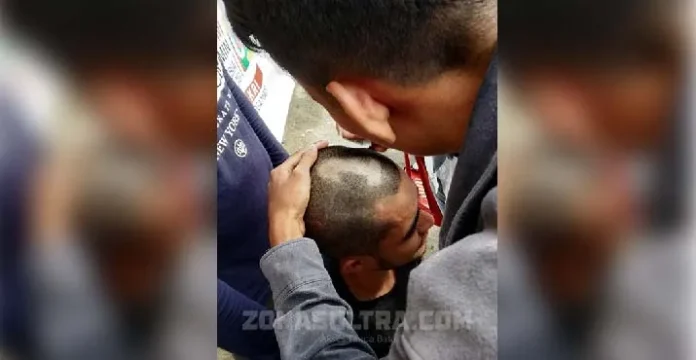 Demi Jokowi, Warga Kendari Gunduli Kepala Bergambar Angka 1