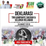 Besok, Arul Power Metal Bakal Hibur Peserta Deklarasi Jokowi-Ma`ruf di Kendari Deklarasi Jokowi-Ma`ruf di Kendari