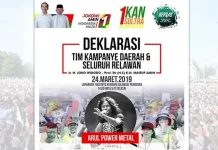 Besok, Arul Power Metal Bakal Hibur Peserta Deklarasi Jokowi-Ma`ruf di Kendari Deklarasi Jokowi-Ma`ruf di Kendari