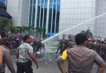 Aksi Demo Tolak Tambang Wawonii Tak Berizin Kepolisian Walhi Kecam Tindakan Kekerasan Polisi Bubarkan Demo Warga Konkep