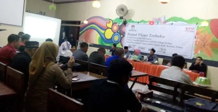 dptb_koltim Hasil Pleno, DPTb Koltim Capai 529 Pemilih