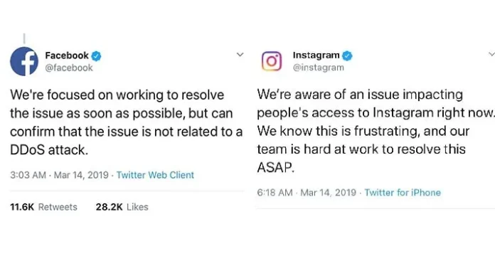 Fakta Tumbangnya FB, Berujung ke Instagram dan WhatsApp, Twitter Jadi Tempat Curhat