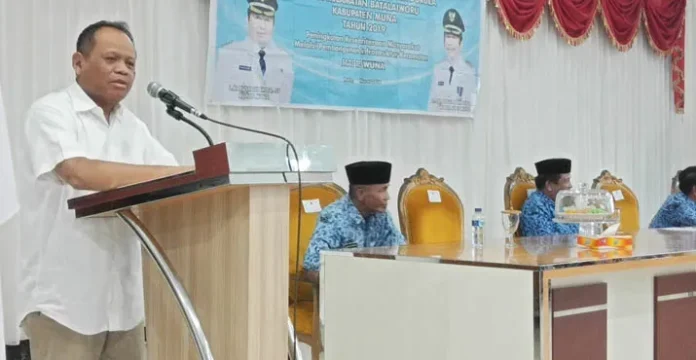 Habil Marati saat bertandang di kabupaten Muna