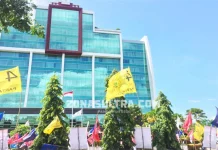 Jelang Kedatangan Presiden, Seluruh Pintu Masuk Hotel Claro Dijaga Ketat Paspampres Hotel Grand Claro Kendari