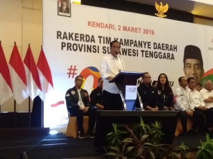 Jokowi: Semua Kepala Daerah di Sultra Janjikan Saya 70 Persen Suara