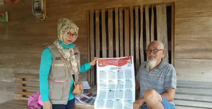 Perjuangan Relasi KPU Bombana Sasar Wajib Pilih Hingga Pelosok Desa