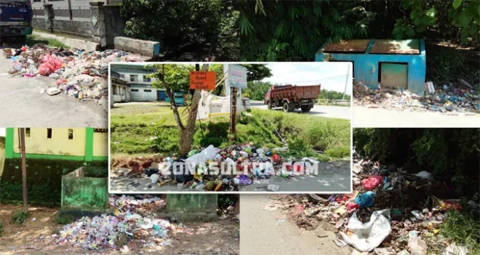 Potret Tumpukan Sampah di Kota Kendari
