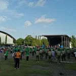 Sinergi ANTAM dan TNI-Polri, Gelar Senam Bersama di Pomalaa Sinergi ANTAM dan TNI-Polri, Gelar Senam Bersama di Pomalaa