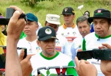 Lestarikan Tahura, Alumni SKMA Tanam 1.200 Bibit Pohon Kepala Dinas Kehutanan Sultra, Rusbandrio