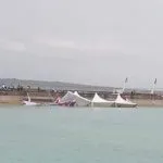 HPSN 2019 di Wakatobi, Angin Kencang Terbangkan Stan ke Laut HPSN 2019 di Wakatobi, Angin Kencang Terbangkan Stan ke Laut