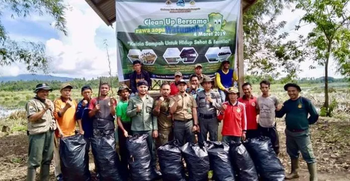 Balai TNRAW Kumpulkan Sampah Plastik Setengah Ton
