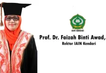 Faizah Binti Awad, Guru Besar Pertama IAIN Kendari yang Jadi Rektor Prof. Dr. Faizah Binti Awad, M.Pd