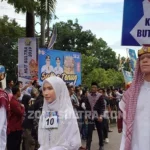 Albino Jadi Maskot Busel di Sultra Tenun Karnaval 2019 Albino Jadi Maskot Busel di Sultra Tenun Karnaval 2019