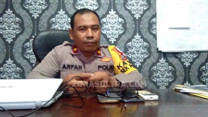 Kepala Kepolisian Sektor (Polsek) Poasia Kompol Arfah