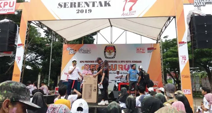 Dapat Hadiah Kulkas, Ibu Hamil Ini Makin Mantap Memilih