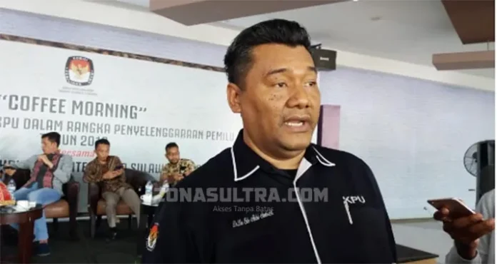 Ketua Komisi Pemilihan Umum (KPU) Provinsi Sulawesi Tenggara (Sultra) La Ode Abdul natsir