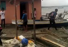 Abrasi Pantai, 13 Rumah di Konut Nyaris Ambruk Abrasi Pantai, 13 Rumah di Konut Nyaris Ambruk