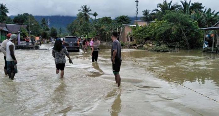 Delapan Desa di Lima Kecamatan di Kolut Terendam Banjir