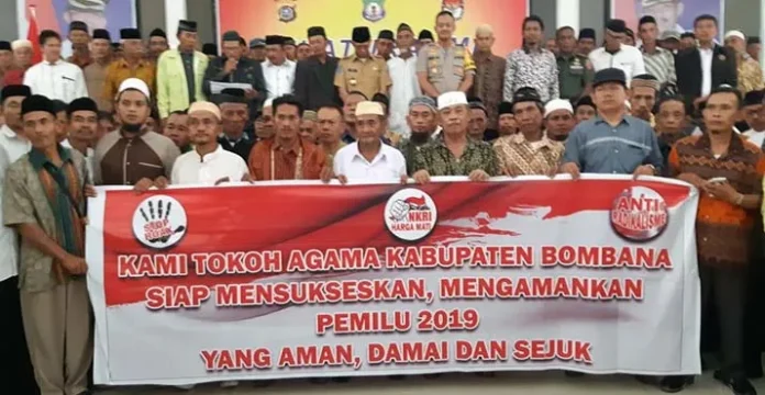 Tokoh Agama di Bombana Bersatu Sukseskan Pemilu 2019