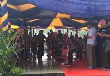 Upacara HUT Diguyur Hujan, Ali Mazi: Doa Masyarakat Sultra Dikabulkan Allah Hujan Deras Iringi Upacara HUT Sultra ke-55