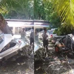 Dihantam Batu dari Bukit, Tiga Unit Mobil di Kolut Rusak Parah Dihantam Batu dari Bukit, Tiga Unit Mobil di Kolut Rusak Parah