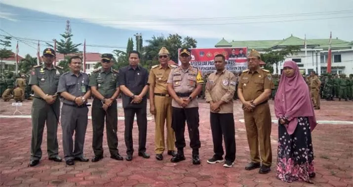 Sebanyak 1.406 Satlinmas Amankan Pemilu 2019 di Kolaka