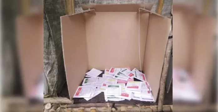 kpps_kolut Ketua KPPS di Kolut Diduga mencoblos Sisa Surat Suara