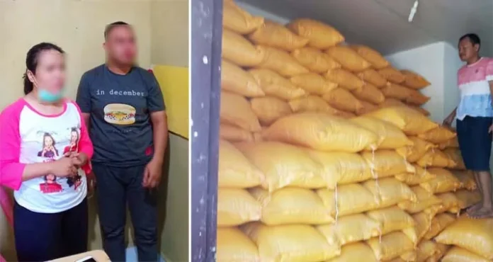 Tipu Sopir Truk, Pasutri Asal Kendari Ini Curi Beras 195 Karung