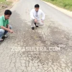 Baru Empat Bulan Dikerja, Proyek Pengaspalan Dangia Koltim Sudah Rusak Baru Empat Bulan Dikerja, Proyek Pengaspalan Dangia Koltim Sudah Rusak