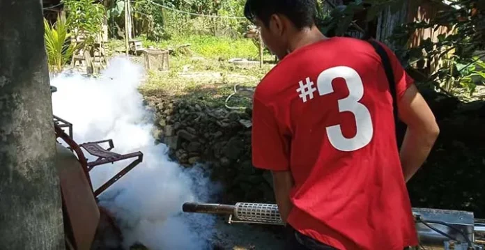 Cegah DBD, Relawan Sahabat Nirna Lachmuddin Lakukan Fogging di Baruga
