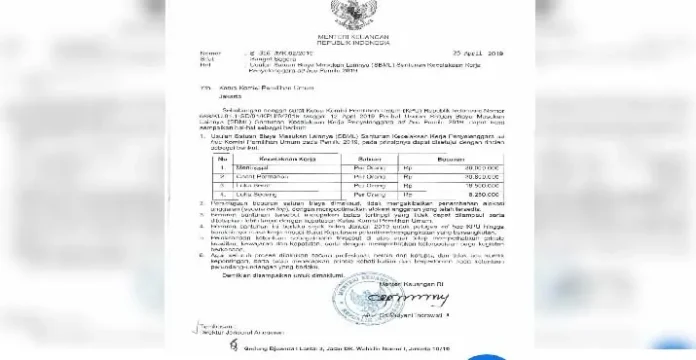 santunan_petugas_pemiluu Petugas Pemilu yang Meninggal dan Kecelakaan Akan Dapat Santunan