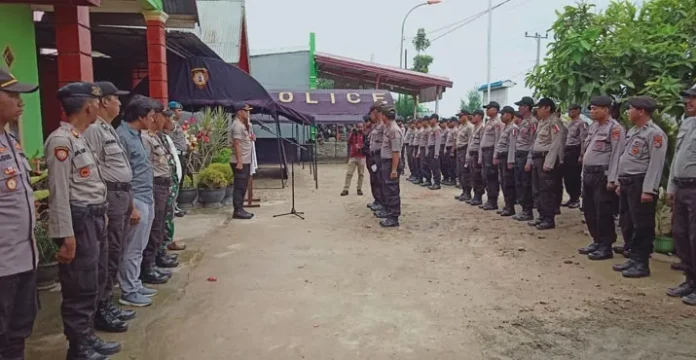 Polres Bombana Siaga Satu Amankan Pleno KPU Terbuka