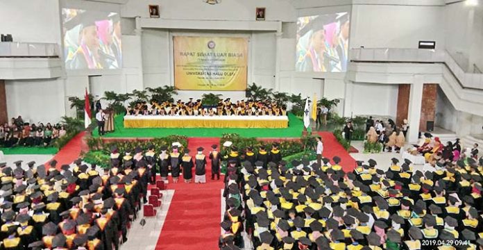 Gelombang Pertama, 759 Mahasiswa UHO Jalani Wisuda