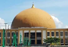 Bupati Muna Bakal Salat Ied di Masjid Al Munajat Masjid Al Munajat kota Raha Muna