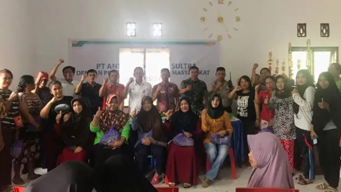 PT Antam Pomalaa Jalin Silaturahmi Bersama Masyarakat Desa Pesouha