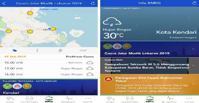 Aplikasi Info BMKG