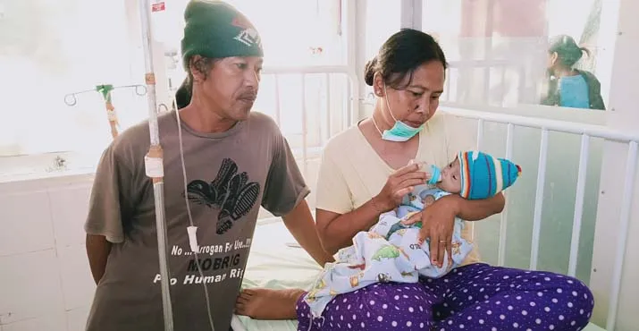Usus Keluar dan Gizi Buruk, Dua Bayi di RSUD Bombana Kritis