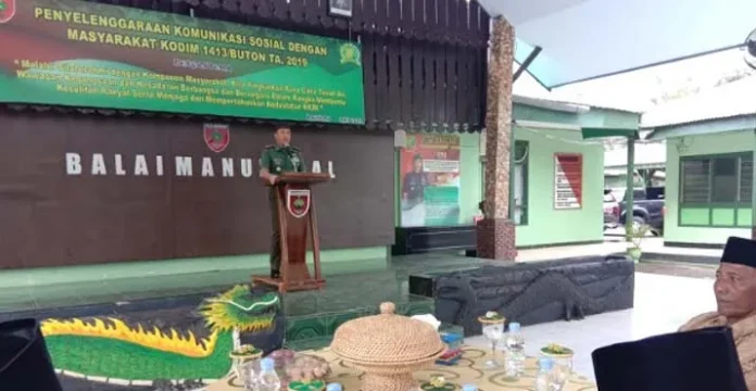 Dandim Buton Imbau Masyarakat Pandai Memilah Informasi
