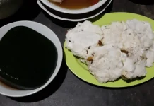 Cincau dan Cireng, Kuliner Khas Buka Puasa Masyarakat Sunda di Mubar Cincau (hijau) dan Cireng (putih)