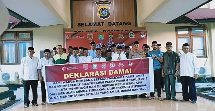 Forkopinda Bombana Imbau Masyarakat Cerdas Sikapi Pemilu 2019