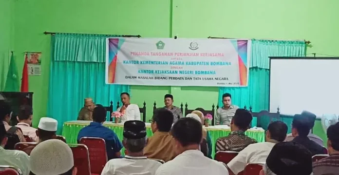 Kemenag Bombana Gandeng Jaksa Wujudkan Birokrasi Berintegritas