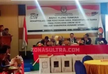 Pleno Terbuka KPU Konut, Aparat Gabungan Disiagakan Pleno Terbuka KPU Konut, Aparat Gabungan Disiagakan