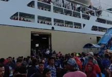 Mudik Jalur Laut Baubau Makin Padat Mudik Jalur Laut Baubau Makin Padat
