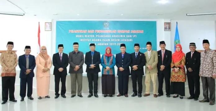Rektor IAIN Kendari Lantik Sejumlah Pejabat Baru