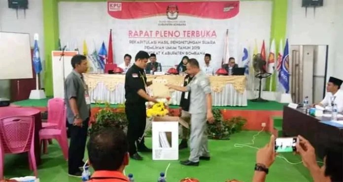 KPU Bombana Mulai Rapat Pleno Rekapitulasi Pemilu 2019