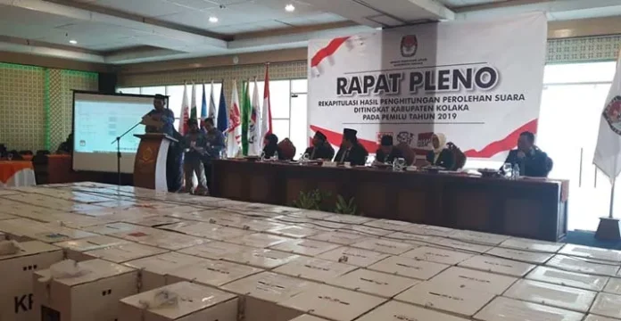 KPU Kolaka Mulai Rapat Pleno Rekapitulasi Penghitungan Suara