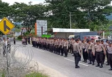200 Personel Polres Kolut Amankan Pleno KPU 200 Personel Polres Kolut Amankan Pleno KPU