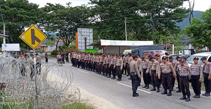 200 Personel Polres Kolut Amankan Pleno KPU